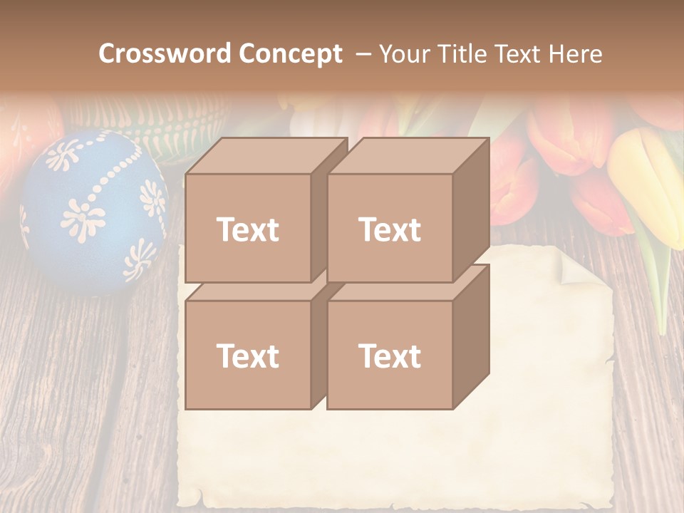 Empty Flower Anniversary PowerPoint Template