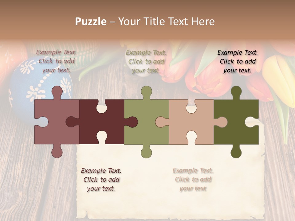 Empty Flower Anniversary PowerPoint Template