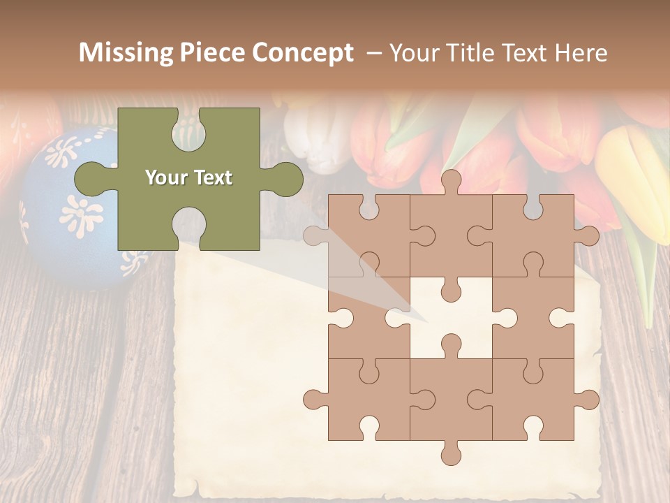 Empty Flower Anniversary PowerPoint Template