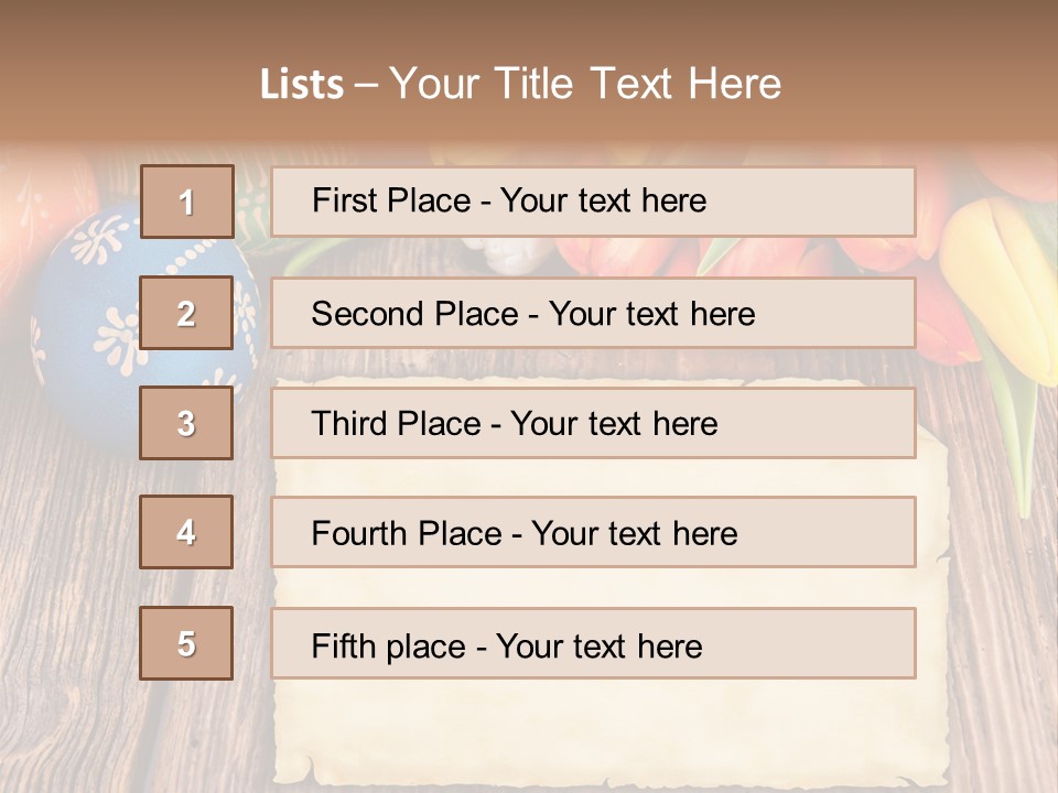 Empty Flower Anniversary PowerPoint Template