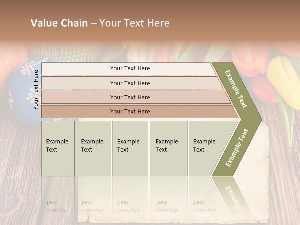 Empty Flower Anniversary PowerPoint Template