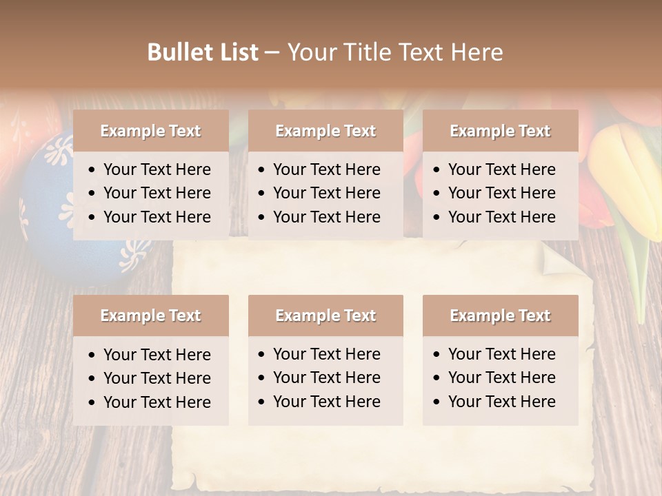 Empty Flower Anniversary PowerPoint Template