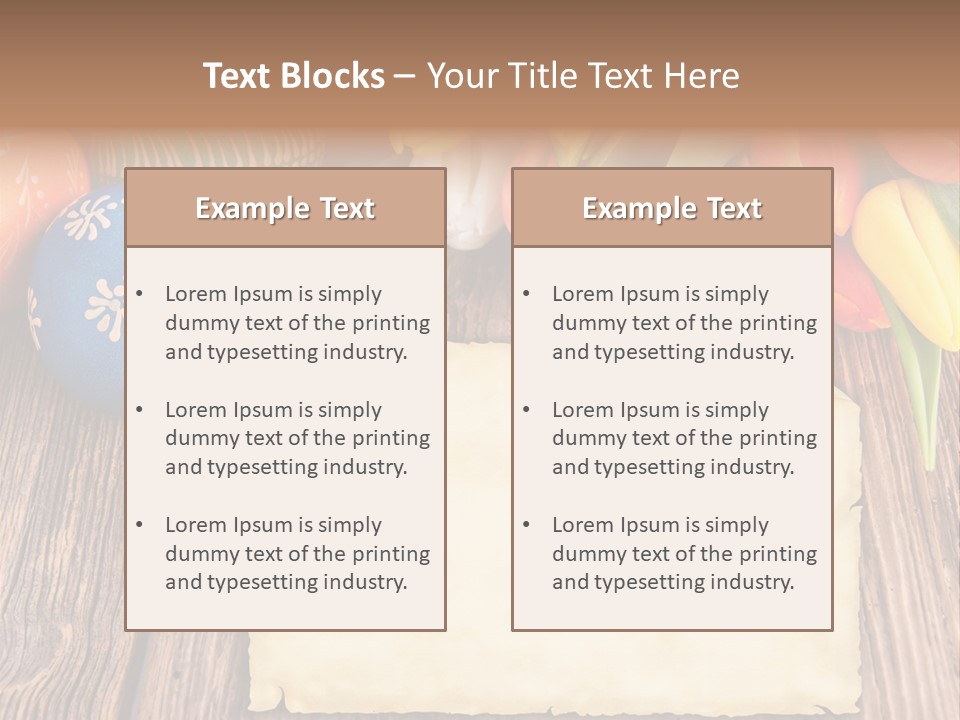 Empty Flower Anniversary PowerPoint Template