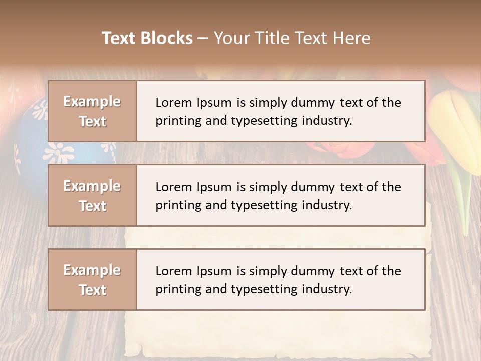 Empty Flower Anniversary PowerPoint Template