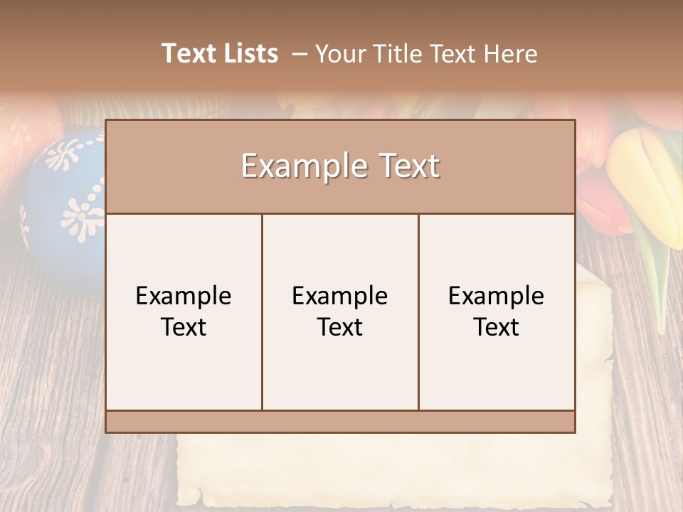 Empty Flower Anniversary PowerPoint Template