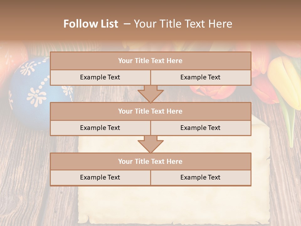 Empty Flower Anniversary PowerPoint Template