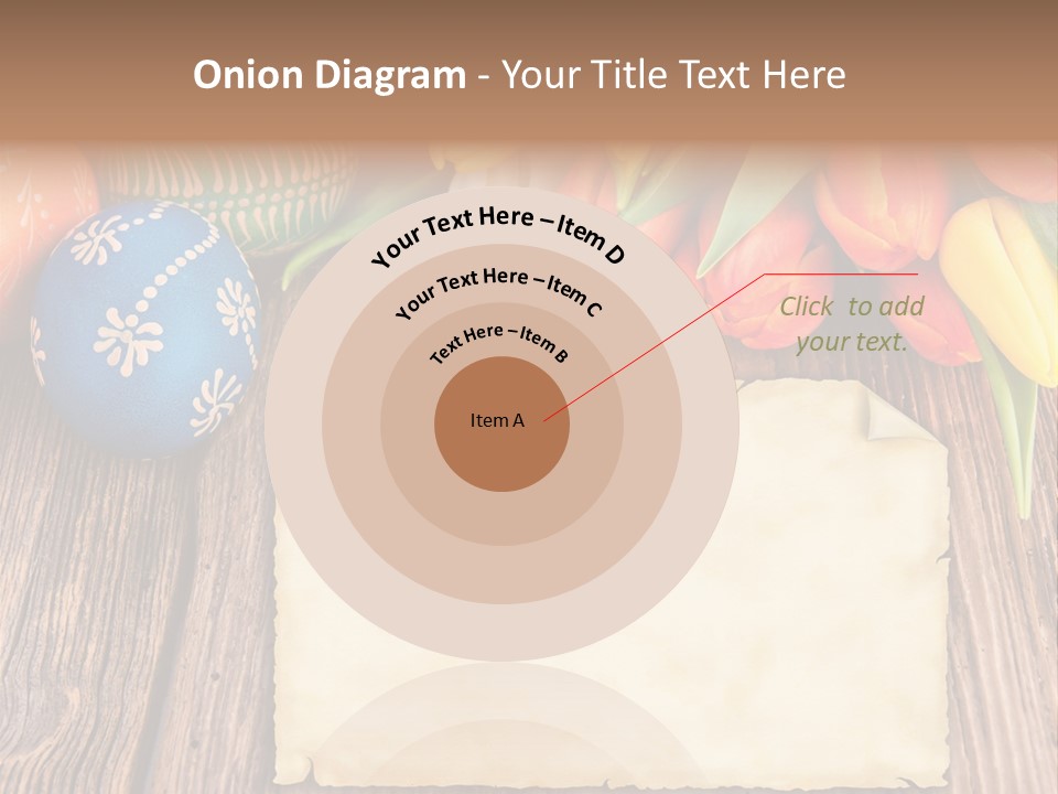 Empty Flower Anniversary PowerPoint Template