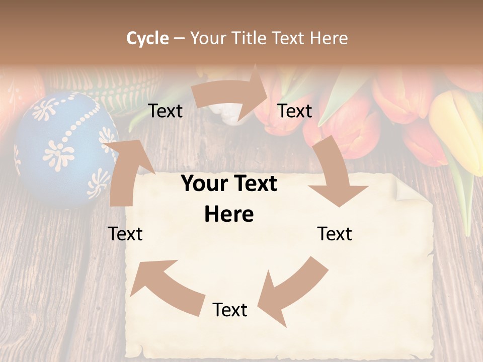 Empty Flower Anniversary PowerPoint Template