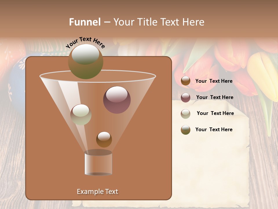 Empty Flower Anniversary PowerPoint Template