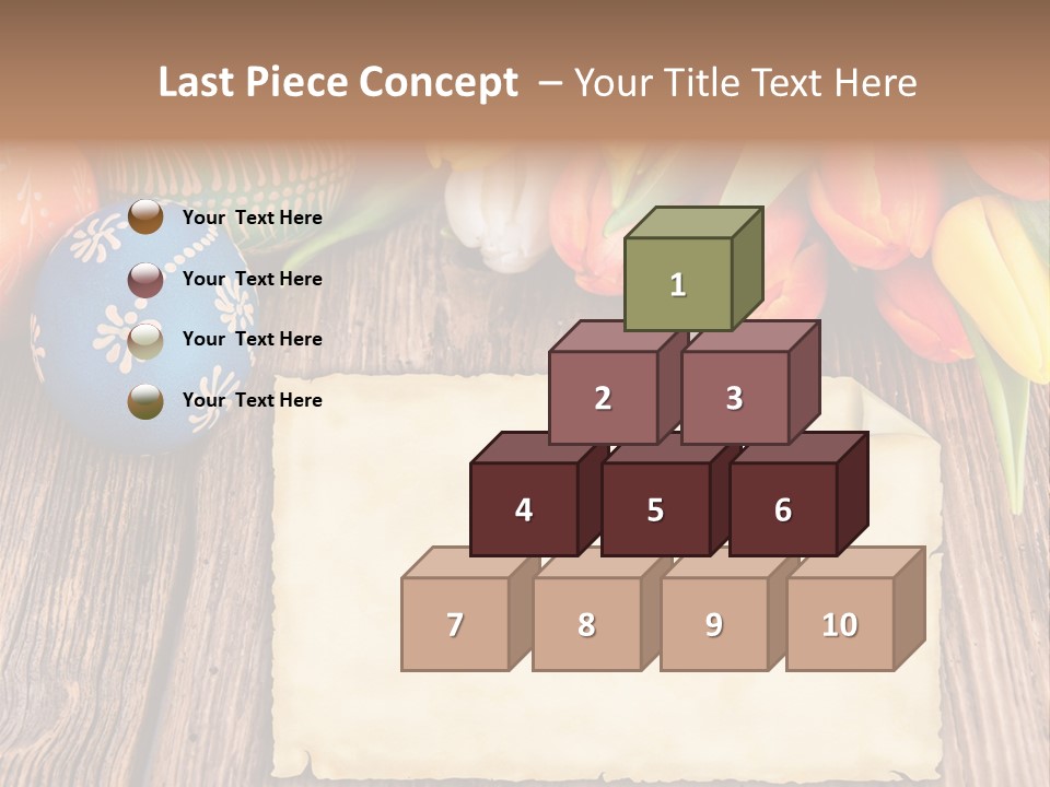 Empty Flower Anniversary PowerPoint Template