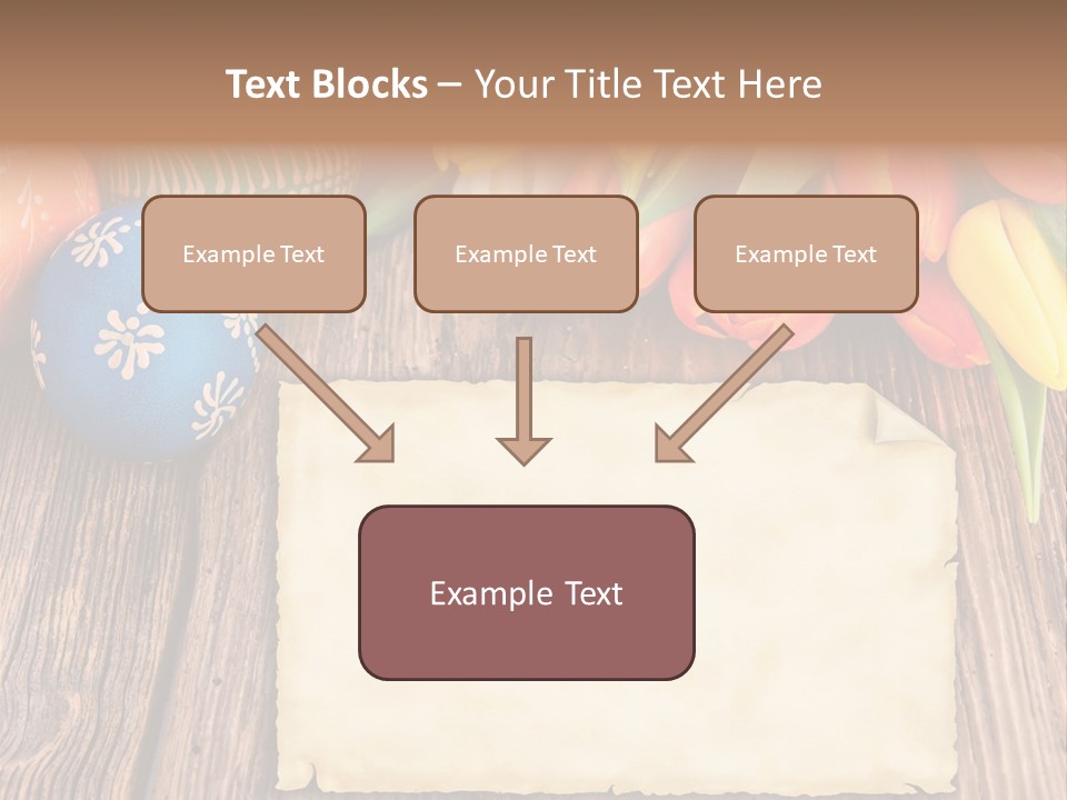 Empty Flower Anniversary PowerPoint Template