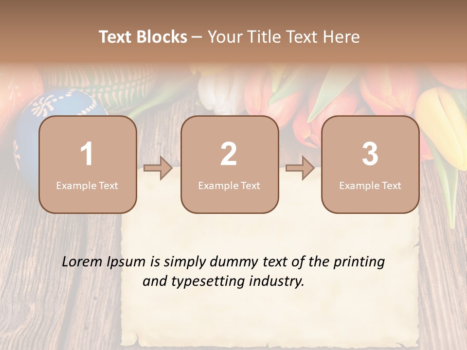 Empty Flower Anniversary PowerPoint Template