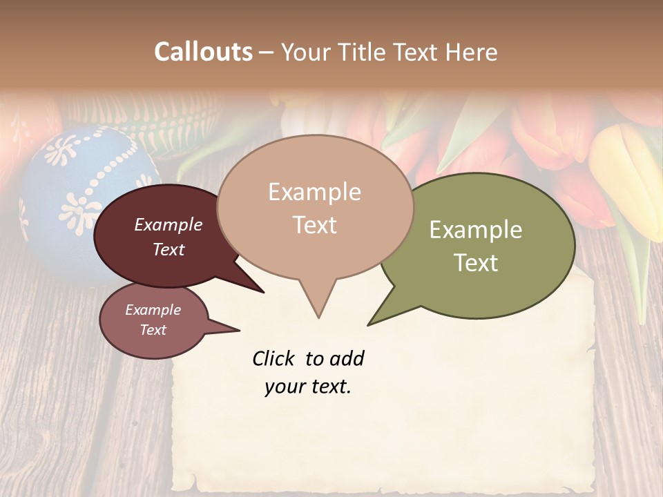 Empty Flower Anniversary PowerPoint Template