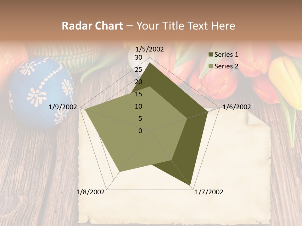 Empty Flower Anniversary PowerPoint Template