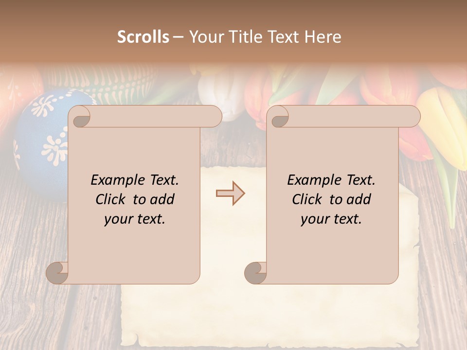 Empty Flower Anniversary PowerPoint Template