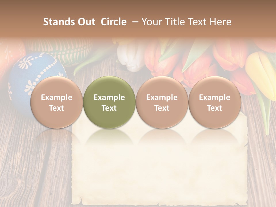 Empty Flower Anniversary PowerPoint Template