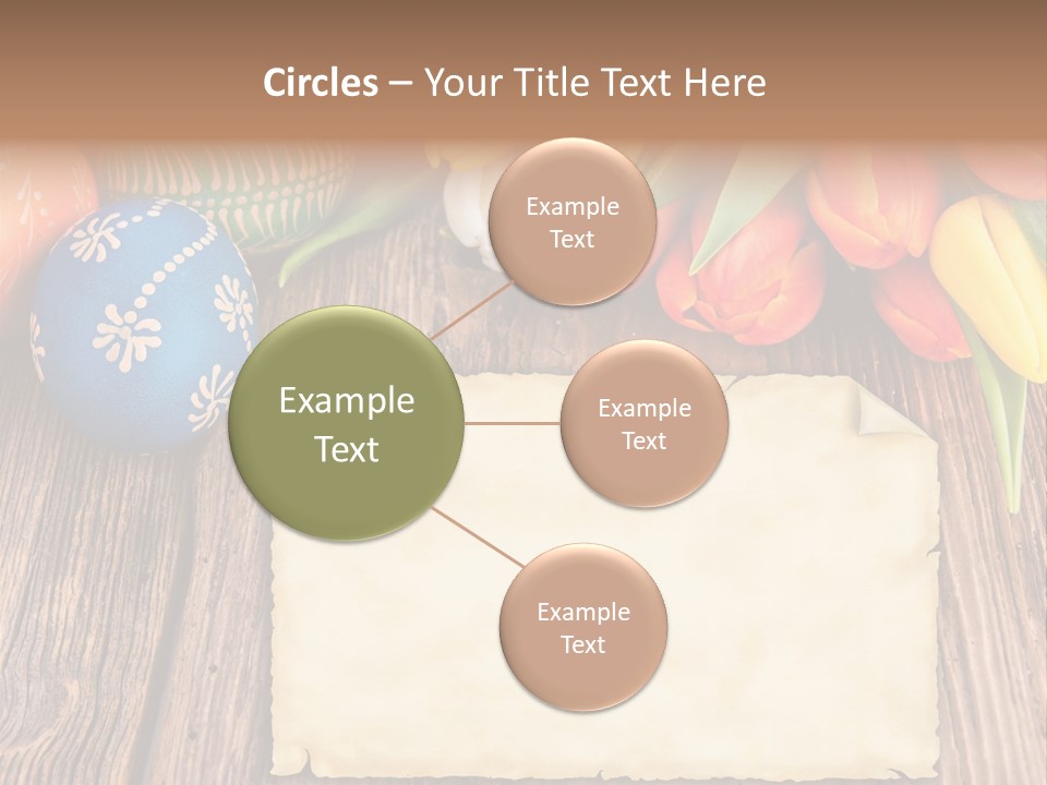 Empty Flower Anniversary PowerPoint Template