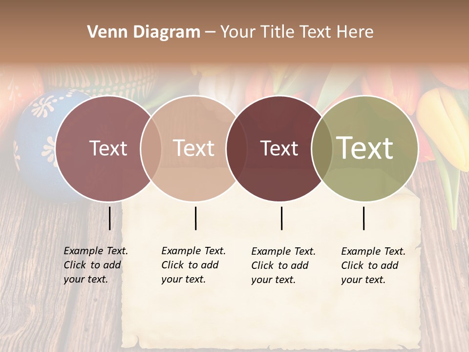 Empty Flower Anniversary PowerPoint Template