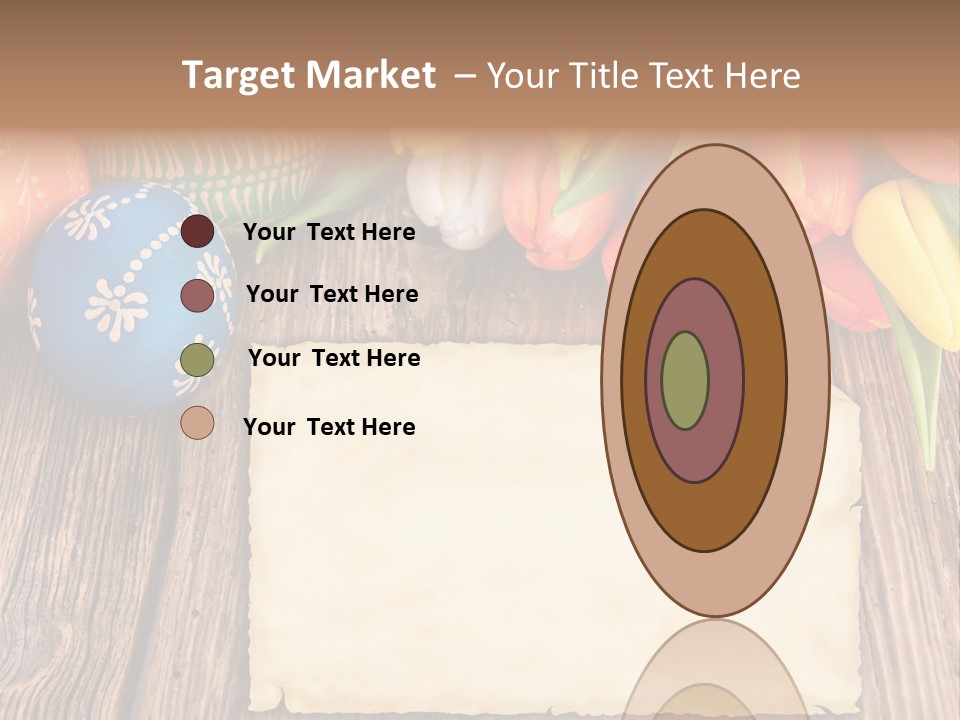 Empty Flower Anniversary PowerPoint Template