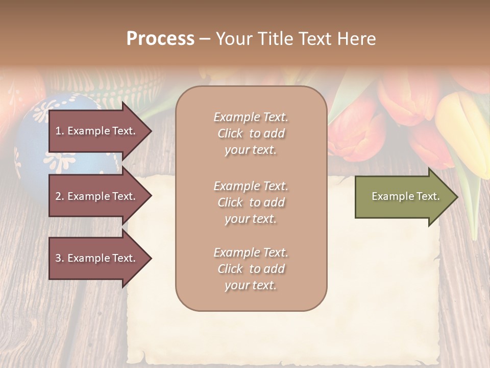 Empty Flower Anniversary PowerPoint Template