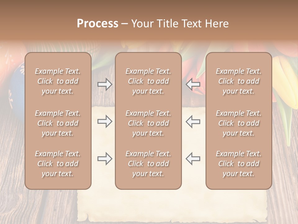 Empty Flower Anniversary PowerPoint Template