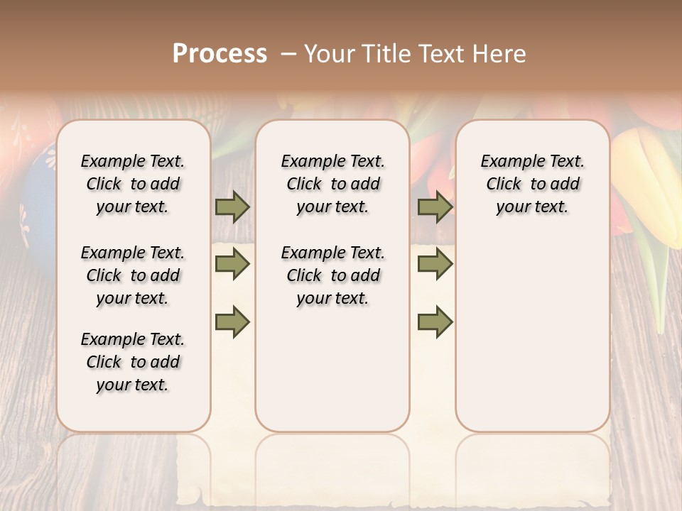 Empty Flower Anniversary PowerPoint Template