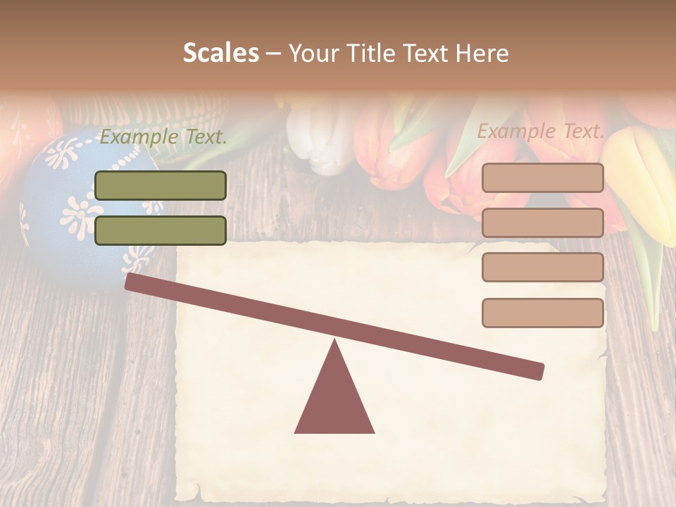 Empty Flower Anniversary PowerPoint Template