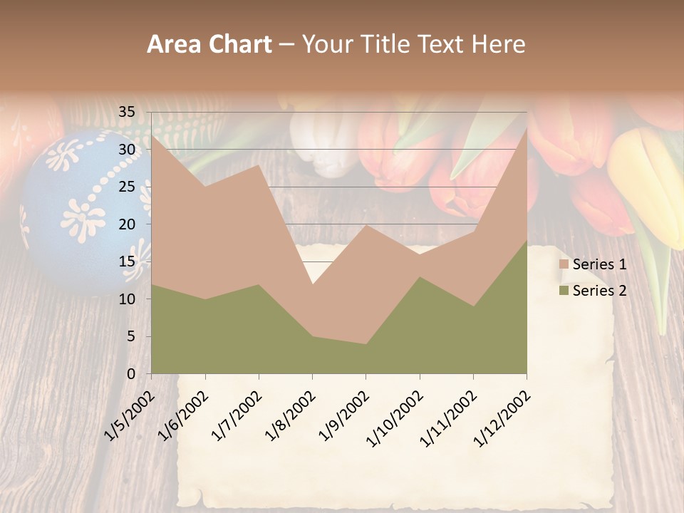 Empty Flower Anniversary PowerPoint Template