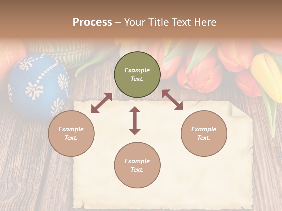 Empty Flower Anniversary PowerPoint Template