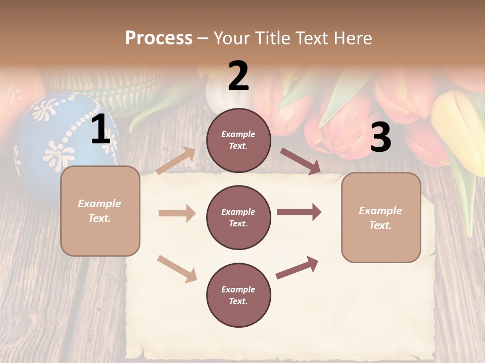 Empty Flower Anniversary PowerPoint Template