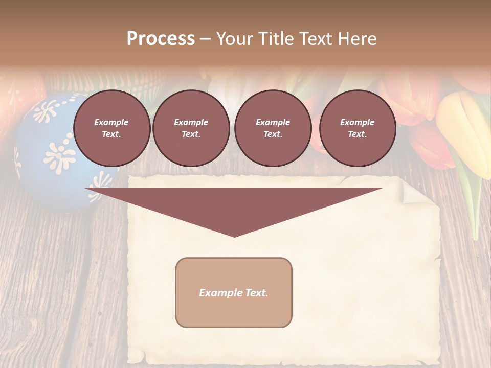 Empty Flower Anniversary PowerPoint Template