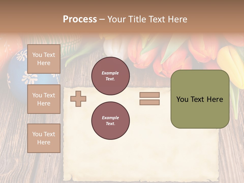 Empty Flower Anniversary PowerPoint Template