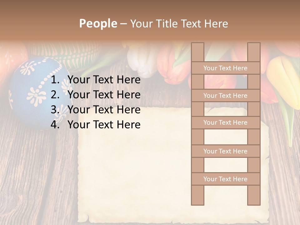 Empty Flower Anniversary PowerPoint Template
