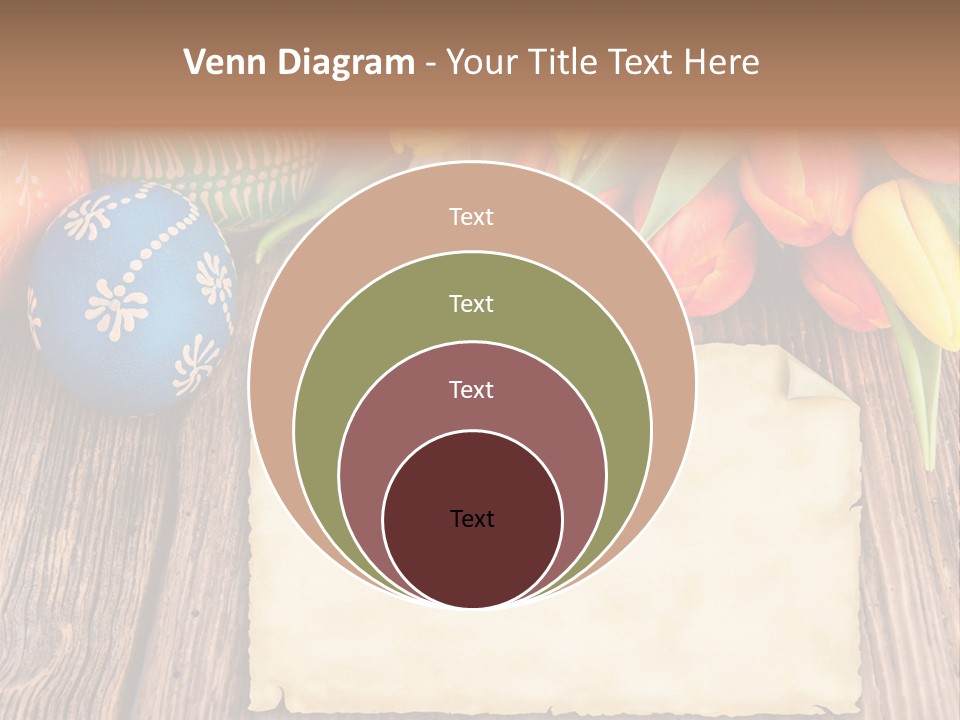 Empty Flower Anniversary PowerPoint Template