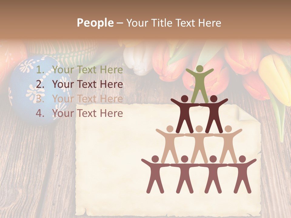 Empty Flower Anniversary PowerPoint Template