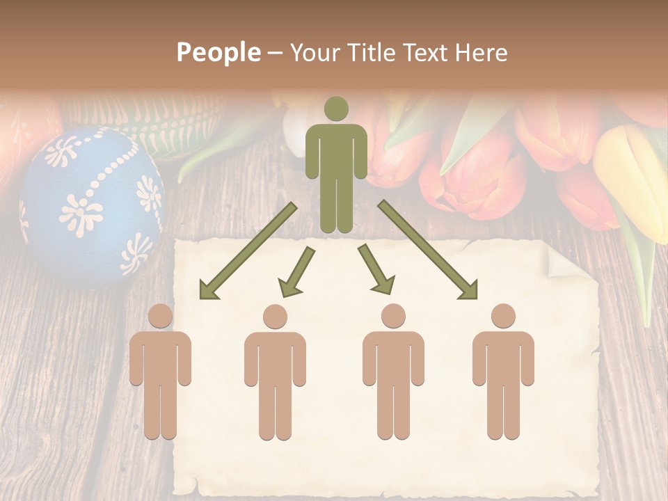 Empty Flower Anniversary PowerPoint Template