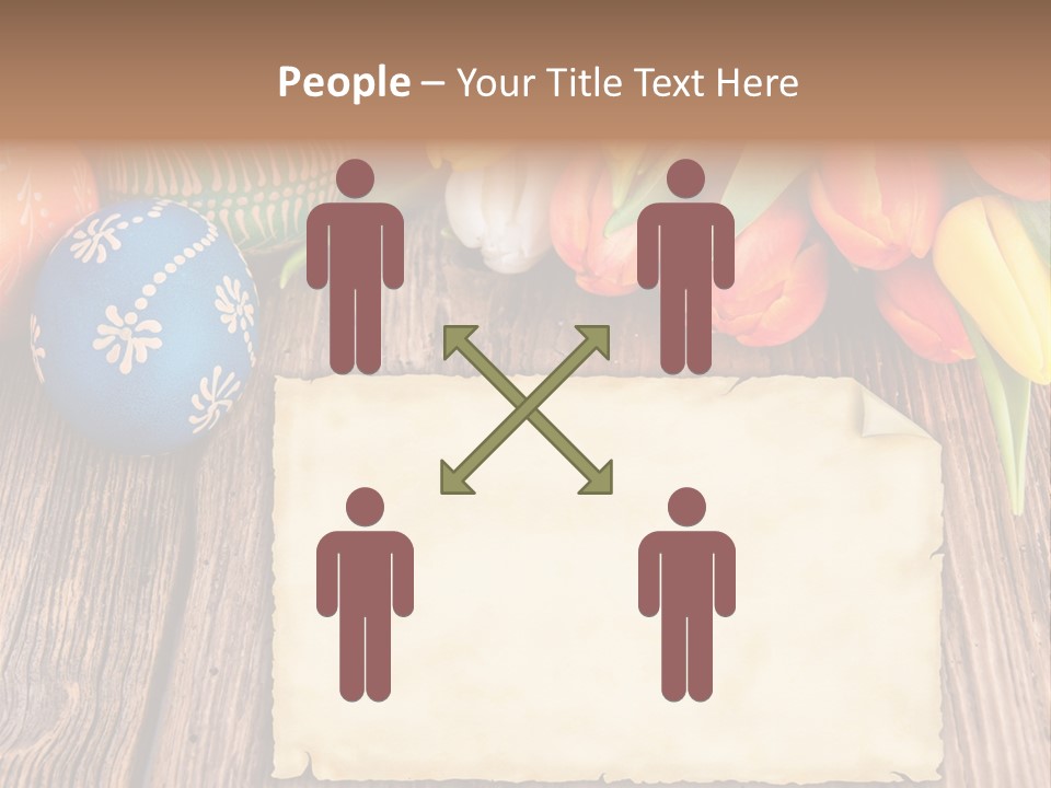 Empty Flower Anniversary PowerPoint Template