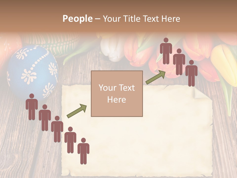 Empty Flower Anniversary PowerPoint Template