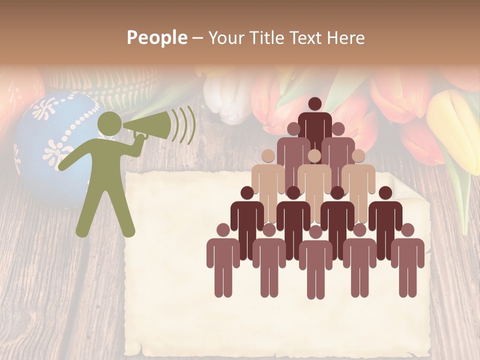 Empty Flower Anniversary PowerPoint Template