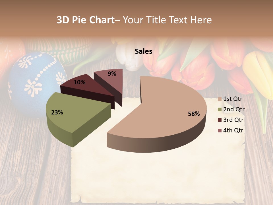 Empty Flower Anniversary PowerPoint Template
