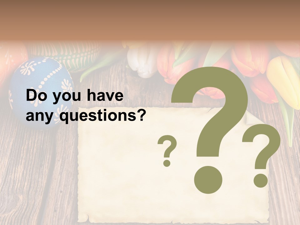 Empty Flower Anniversary PowerPoint Template