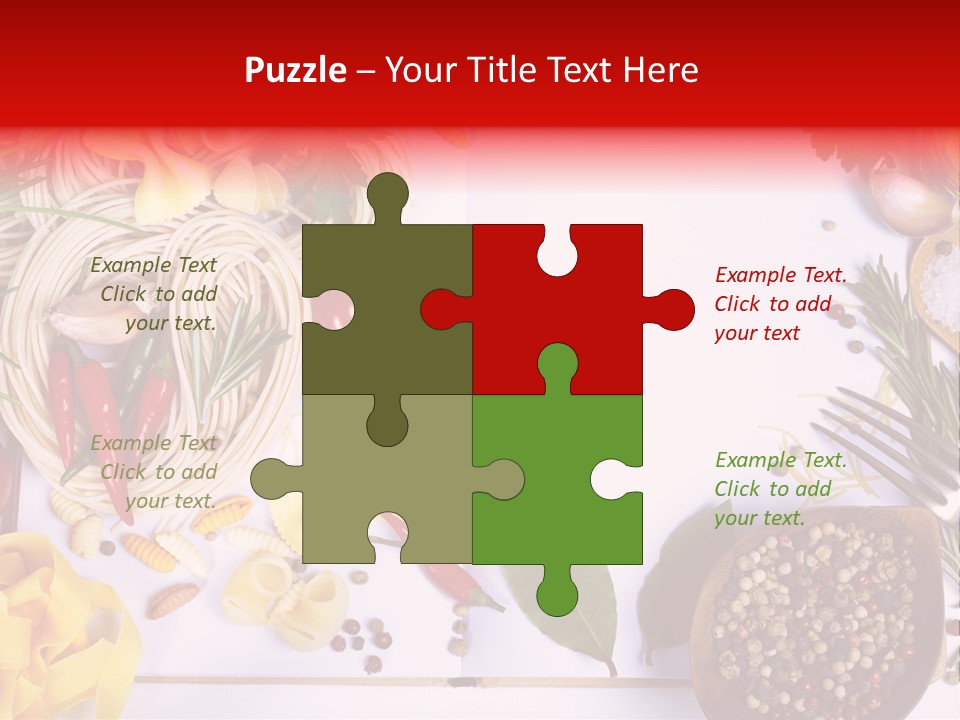 Text Vegetable Open PowerPoint Template