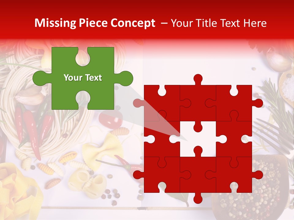 Text Vegetable Open PowerPoint Template