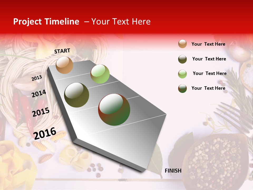 Text Vegetable Open PowerPoint Template
