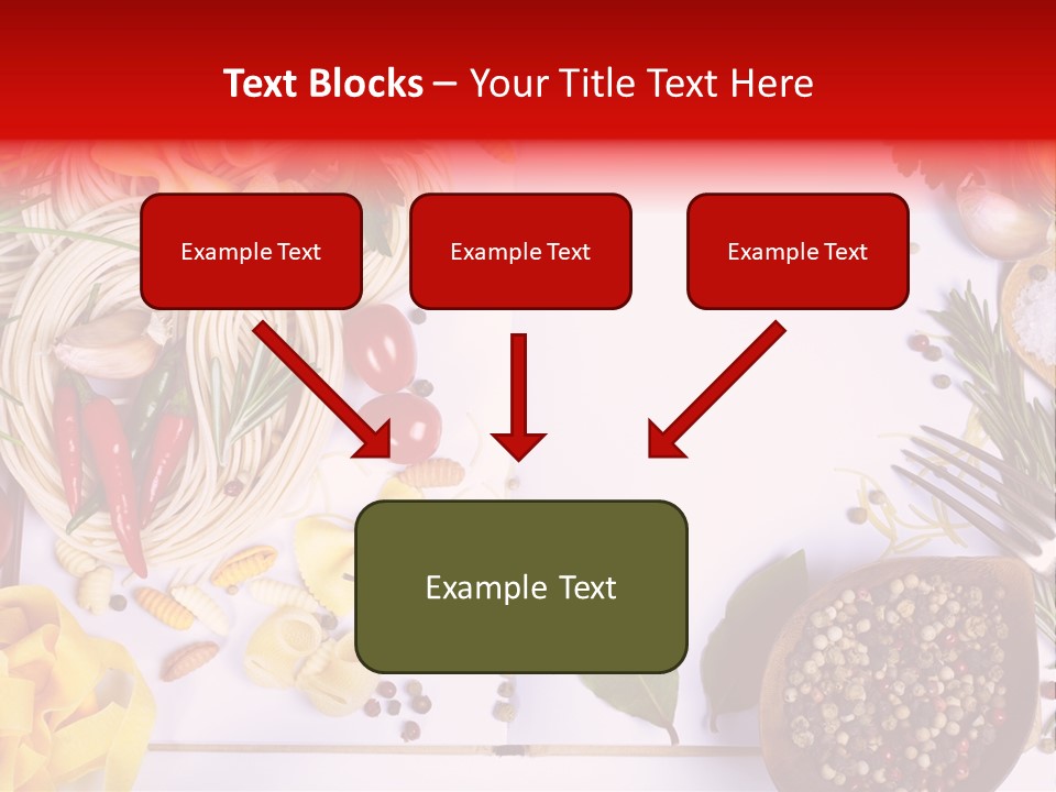 Text Vegetable Open PowerPoint Template