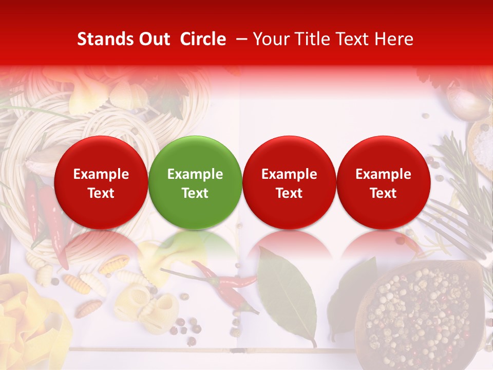 Text Vegetable Open PowerPoint Template