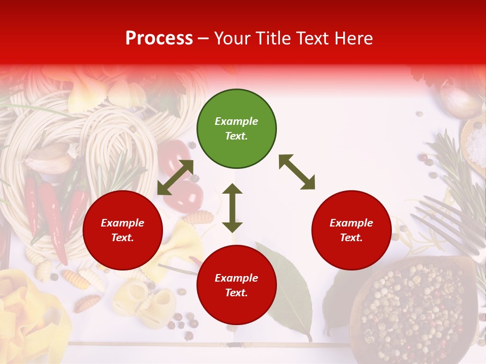 Text Vegetable Open PowerPoint Template
