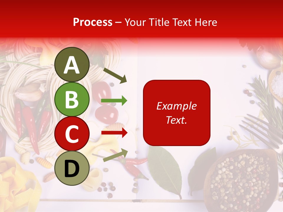 Text Vegetable Open PowerPoint Template