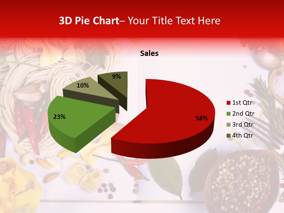Text Vegetable Open PowerPoint Template