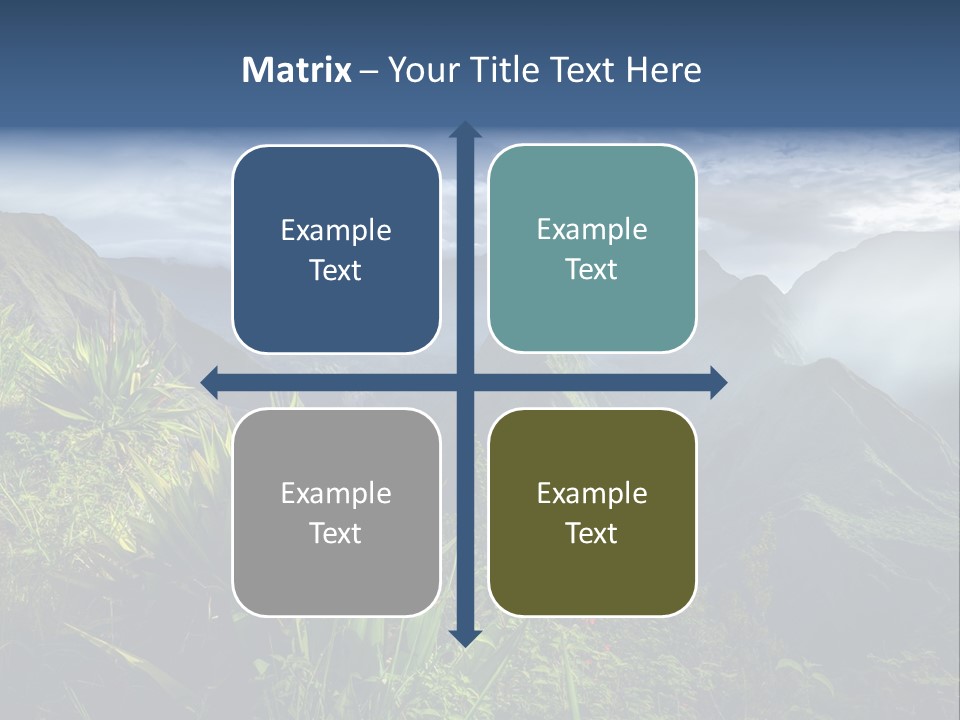Summit Top Island PowerPoint Template